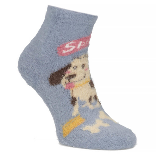 Dámske ponožky so psou kosťou